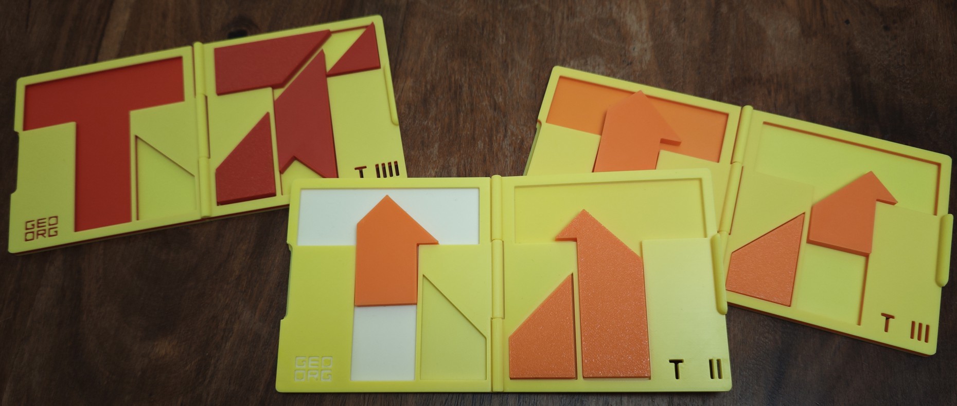 3D-gedruckte Puzzleteile für Parkettierung